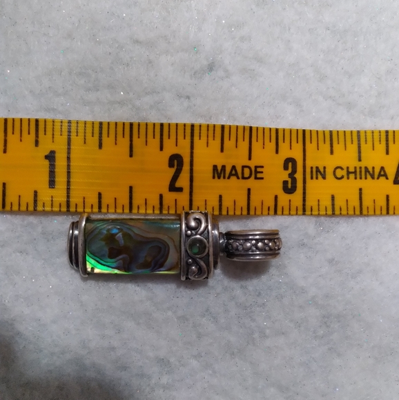 .925 Sterling silver Abalone pendant - Picture 3 of 4